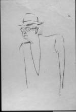 Anziano con occhiali e cappello